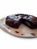 Torta con pere e cacao