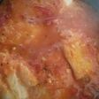Bacalao con tomate y pimientos