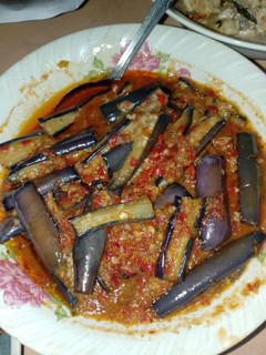Foto resep Sambel terong ungu simple