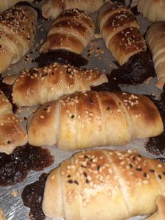 صورة لوصفة كرواسون الشوكولاتة 😋