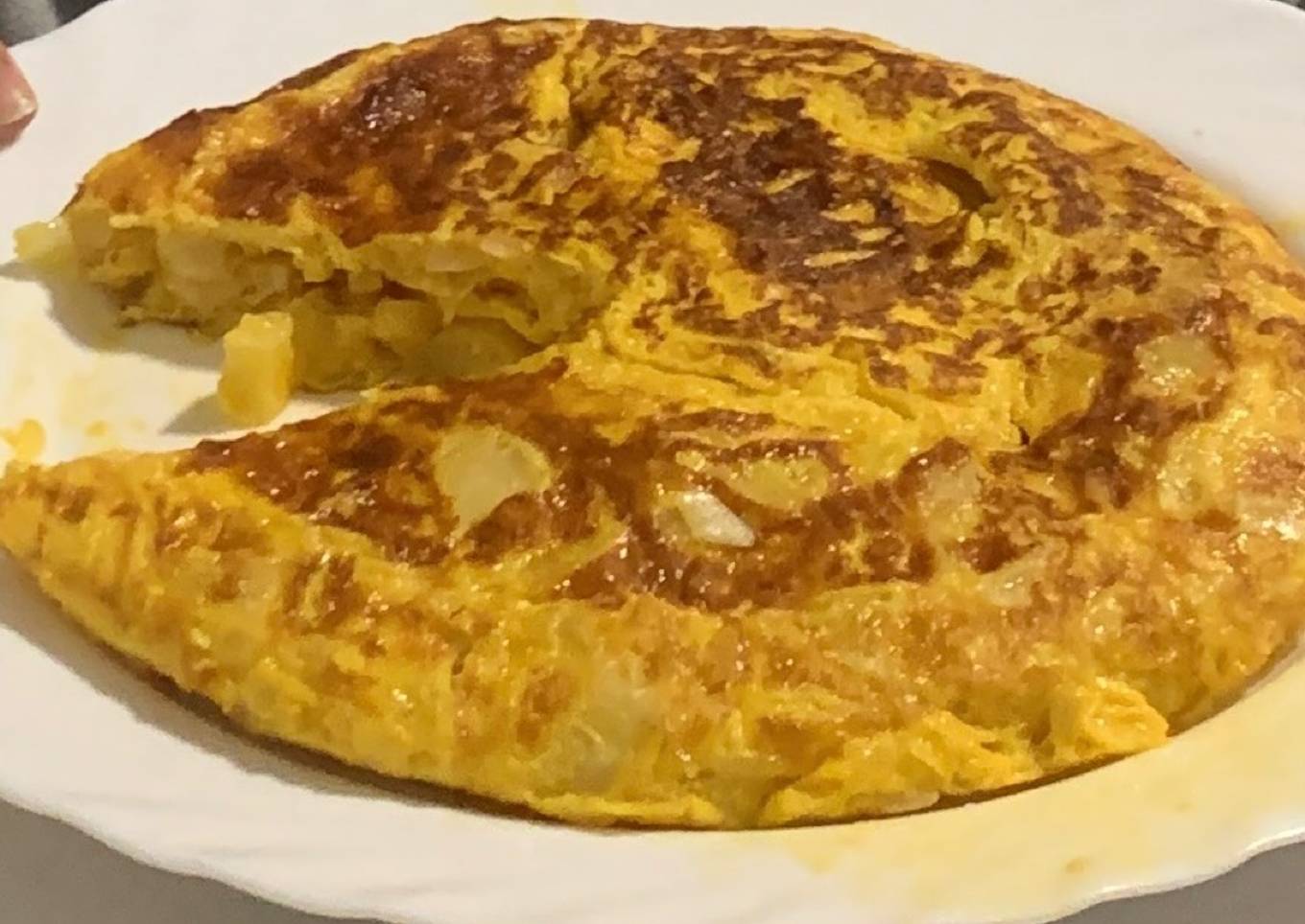 Primera tortilla de patatas!!