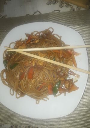 A picture of Wok-Style Stir-Fried Noodles.