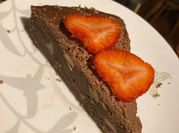 Una foto de brownie de vainilla