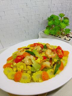 Foto resep Tumis Udang Pelangi