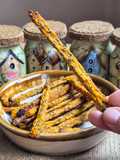 Talitas de batata 🍠 y semillas de chía 🌱 sin harina, sin fécula, sin gluten 🌱