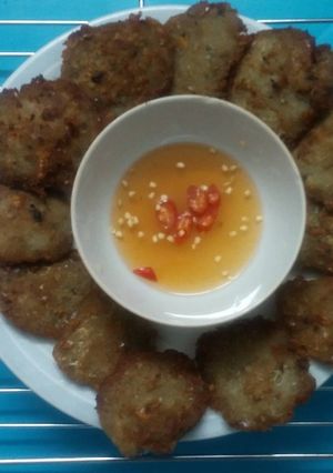 Hình của món Chả cá chiên.