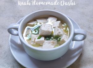 Foto resep Sup Tahu Putih Kuah Homemade Dashi