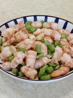 蒜香蝦仁四季豆 的食譜成品照片