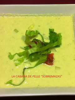 Una foto de Gazpacho de pepino