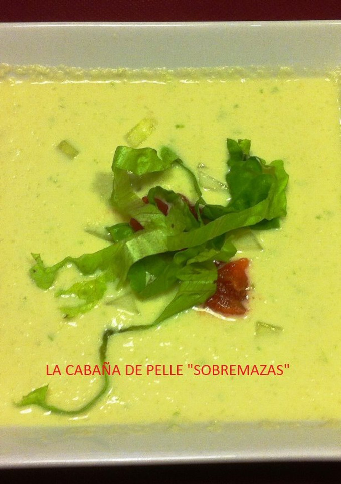 Una foto de Gazpacho de pepino