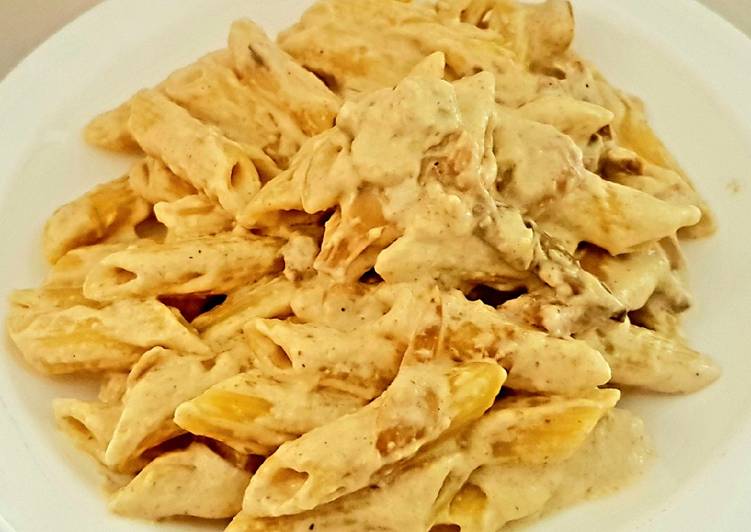 Penne in crema di porcini