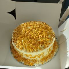 Butter icing cornflakes cake A picture of Butter icing cornflakes cake.