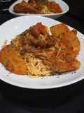 Spaghete tunisiane cu pui