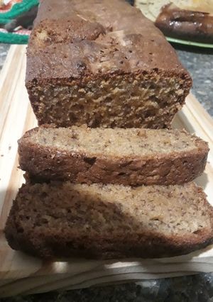 Una foto de Budín de banana y kiwi