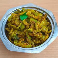 A picture of Pure Ghee Kantola Sabzi – A Devotional Offering to Shree Shrinathji.