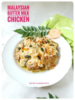 Foto resep Malaysian Butter Milk Chicken (Air Fryer) Gluten Free