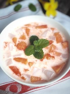 Foto resep Sop Buah Pepaya Nata de Coco Momiera