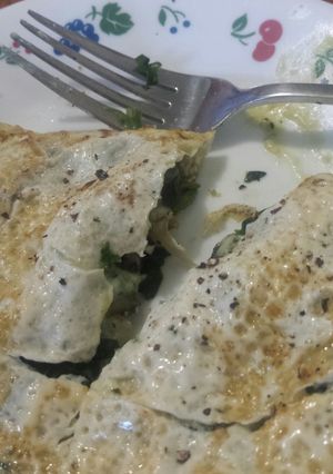 A picture of Super low calorie omlette.