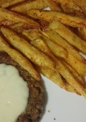 Una foto de Hamburguesa de lentejas