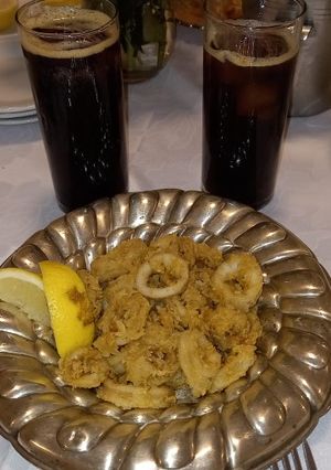 Una foto de Rabas a la Romana fritas