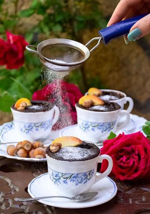 عکسی از دستور ماگ کیک کاکائویی با مایکروویو