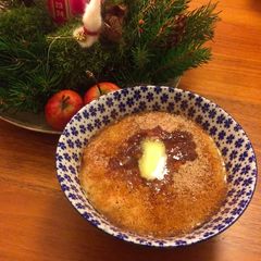 A picture of Danish Christmas Rice Pudding.