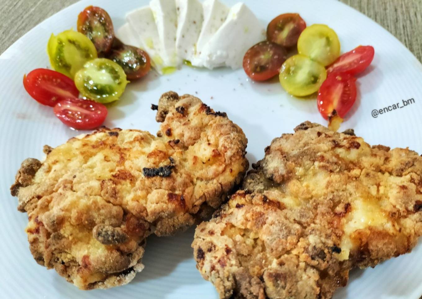 Pollo marinado crujiente en airfryer