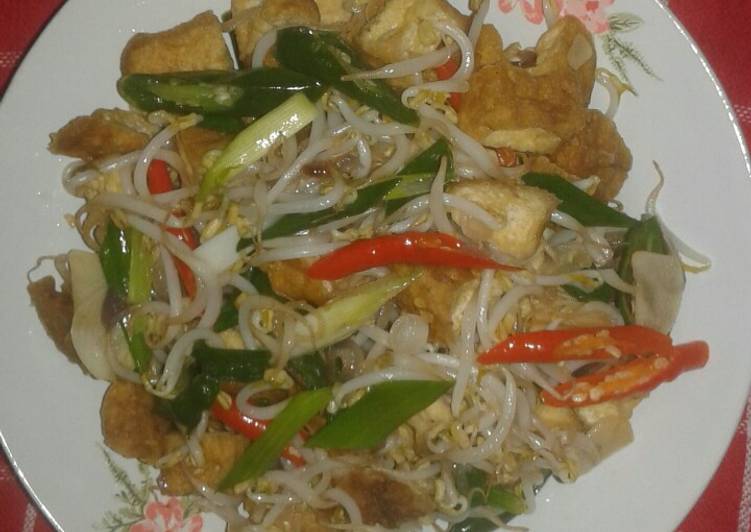 Oseng tahu toge