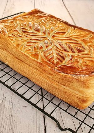 Une photo de Galette des rois crème d’amande et pépites de chocolat