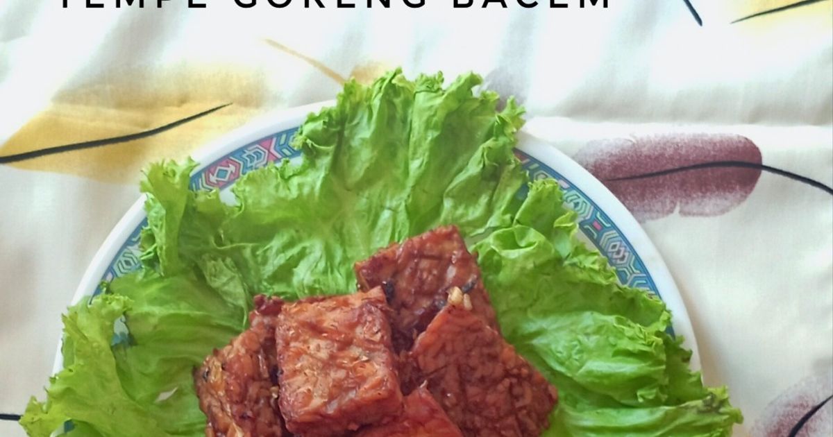 Tempe Bacem Goreng