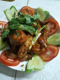 Hình của món Cánh gà chiên nước mắm.