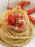 Spaghetti trafilati al bronzo e gambero rosso