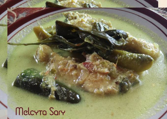 Gulai ikan patin + terong maknyus