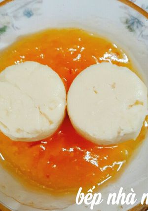 Hình của món Tầu hủ non hạt sen.