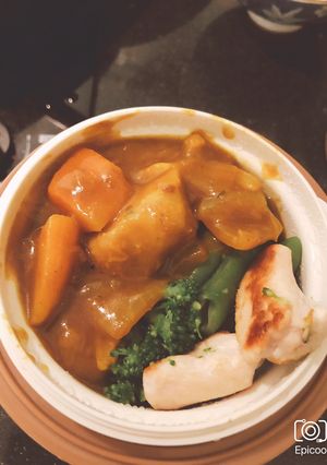 蔬菜咖哩便當 的食譜成品照片