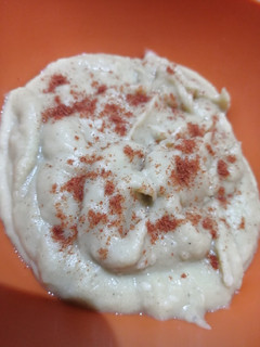 Una foto de Hummus de garbanzos