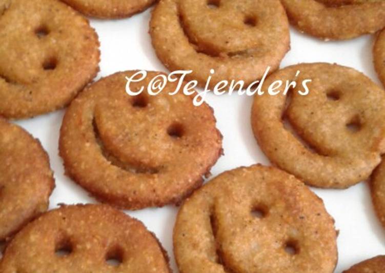 Easiest Way to Prepare Homemade POTATO OATS SMILEYS  Healthy Airfried Version