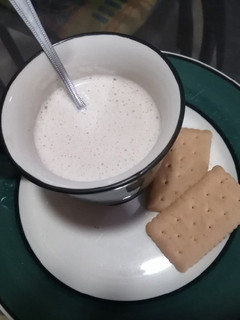 Una foto de Atole de mazapán