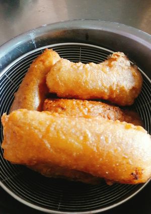 Hình của món Chuối chiên giòn.