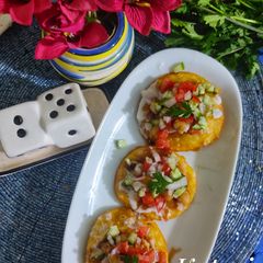 Papri chaat A picture of Papri chaat.