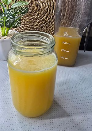 Foto resep Lime Pineapple Starfruit | Pressed Juice