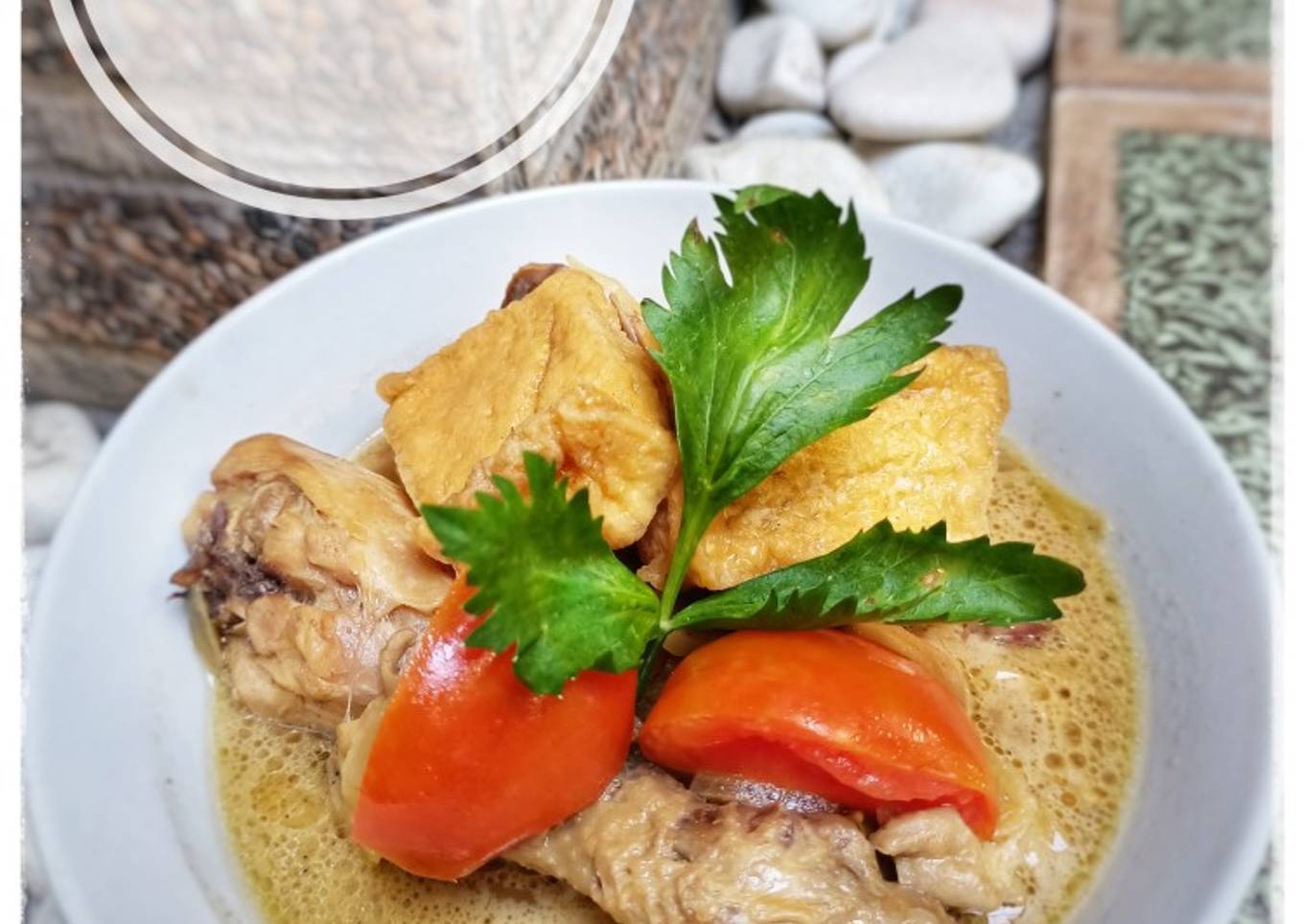Semur Ayam Tahu Bumbu Iris