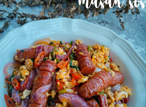 Gambar Sosej telur masak sos
