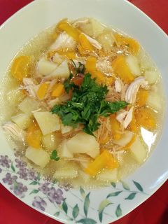 صورة لوصفة شوربة دجاج