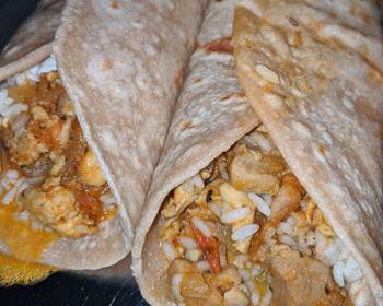 The New Way Making Recipe Whole wheat chicken burritos Delicious Steady