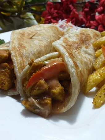 Easy Ways Prepare Recipes Chicken tikka paratha roll the Awesome  Can Pamper Your Tongue.
