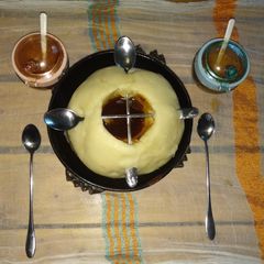 A picture of One of my favorite Ethiopian food “genfo”, (porridge).