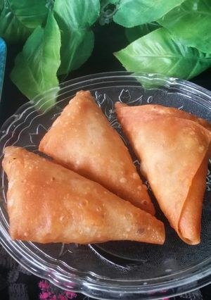 A picture of Pizza samosa.