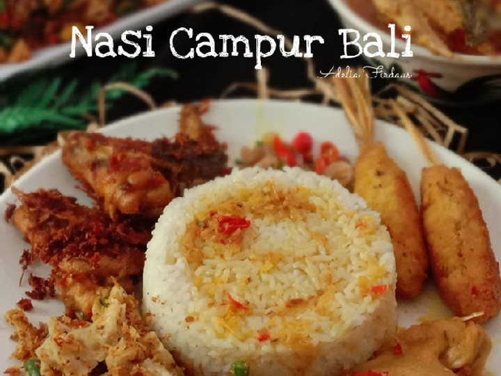 Anti Ribet, Buat Nasi Campur Bali Bunda Pasti Bisa
