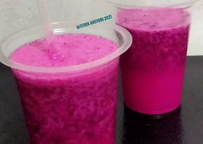 Arek-Arek, Yuk Bikin Juice Buah Naga Ngessss!